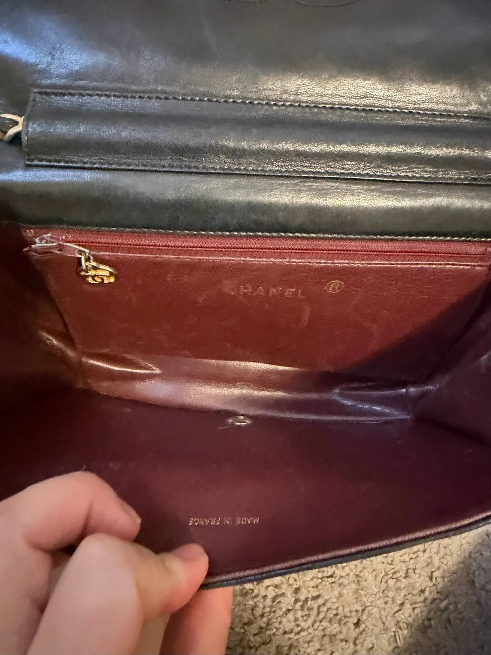 Authentic Vintage CHANEL flap bag